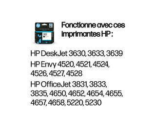 HP 302 Cartouche d’encre noire authentique