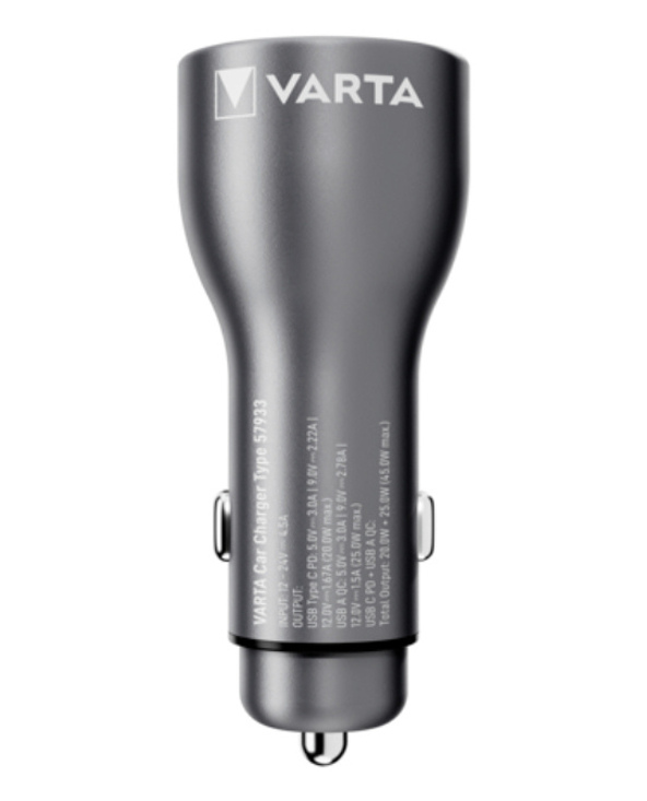 Varta Car Charger Smartphone, Tablette Noir Allume-cigare Auto