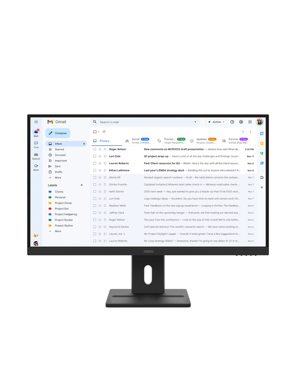 Lenovo ThinkVision E27-40 27" LCD Full HD 6 ms Noir