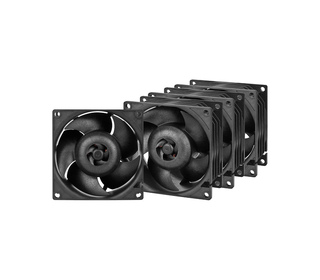 ARCTIC S8038-7K Processeur Ventilateur 8 cm Noir 4 pièce(s)