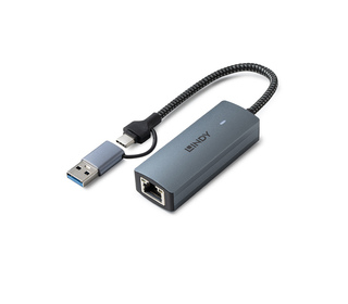 Lindy 43415 hub & concentrateur USB 3.2 Gen 2 (3.1 Gen 2) Type-C 5000 Mbit/s Gris