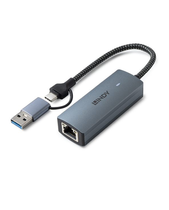Lindy 43415 hub & concentrateur USB 3.2 Gen 2 (3.1 Gen 2) Type-C 5000 Mbit/s Gris