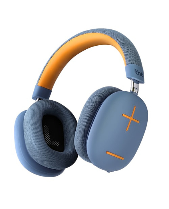 T'nB BOUNCE MAX Casque Avec fil &sans fil Arceau Appels/Musique Bluetooth Bleu, Orange