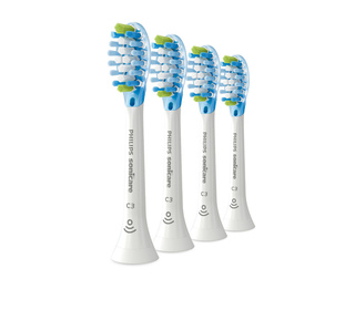 Philips Sonicare C3 Premium Plaque Defence HX9044/17 Lot de 4 + blanc + têtes de brosse soniques