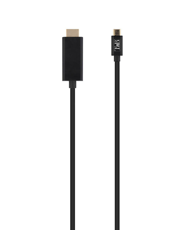 T'nB HDMIUSBC câble vidéo et adaptateur 2 m HDMI Type A (Standard) USB Type-C Noir