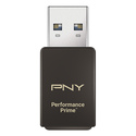 PNY Performance Prime lecteur de carte mémoire USB 3.2 Gen 1 (3.1 Gen 1) Type-A Noir