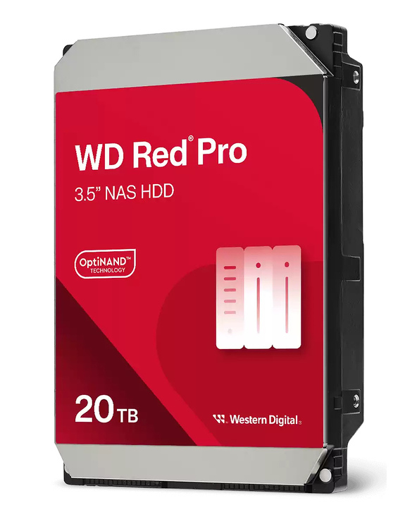 Western Digital Red Pro WD202KFGX disque dur 20 To 7200 tr/min 512 Mo 3.5" Série ATA III