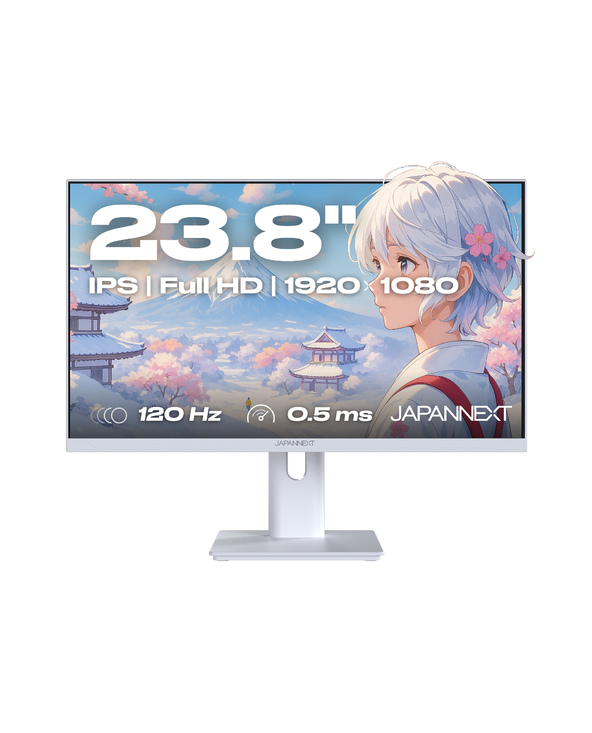 JAPANNEXT JN-I238FHD120F-HSP-W 23.8" LCD Full HD 0,5 ms Blanc