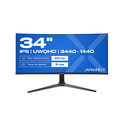 JAPANNEXT JN-IPS340UWQHD60C-C65W-HS-W 34" LCD UltraWide Quad HD 5 ms Noir
