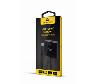 Gembird A-CM-HDMIF-04 adaptateur graphique USB Noir
