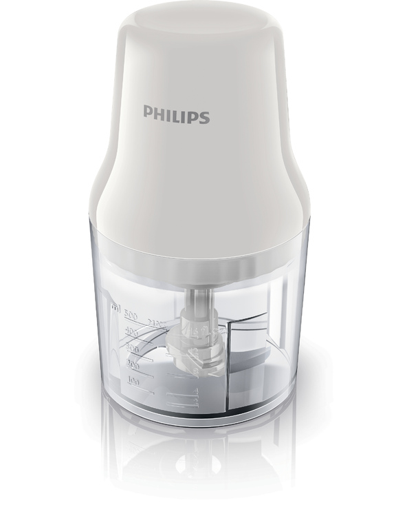 Philips Daily Collection HR1393/00 Hachoir compact 450W - Blanc Philips Daily Collection HR1393/00 Hachoir compact 450W - Blanc
