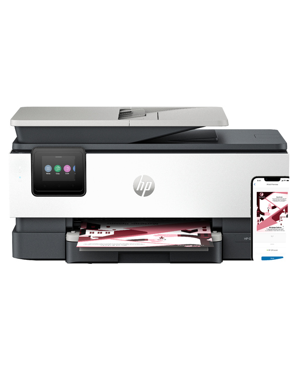HP OfficeJet Pro 8122e Sans fil All-in-One Couleur Imprimante, Instant Ink Impression recto-verso