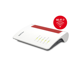 FRITZ! Box 5690 routeur sans fil 2.5 Gigabit Ethernet Bi-bande (2,4 GHz / 5 GHz) Rouge, Blanc