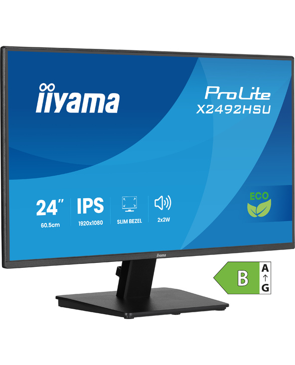 iiyama ProLite X2492HSU-B1 61 cm (24") LED Full HD 3 ms Noir
