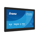 iiyama TW1623AS-B3P Écran d'affichage dynamique Écran plat interactif 39,6 cm (15.6") LED Wifi 450 cd/m² Full HD Noir Écran tact