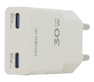 Mobilis 020026 chargeur d'appareils mobiles Universel Blanc Secteur Charge rapide Intérieure