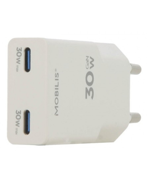 Mobilis 020026 chargeur d'appareils mobiles Universel Blanc Secteur Charge rapide Intérieure