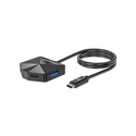 Manhattan 181150 station d'accueil Avec fil USB 3.2 Gen 2 (3.1 Gen 2) Type-C Noir