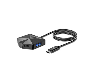 Manhattan 181150 station d'accueil Avec fil USB 3.2 Gen 2 (3.1 Gen 2) Type-C Noir