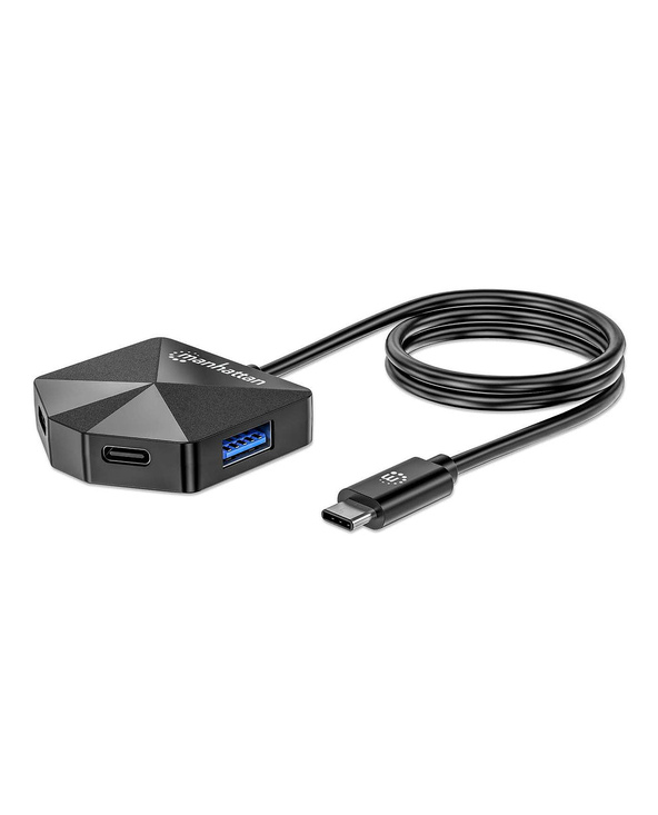 Manhattan 181150 station d'accueil Avec fil USB 3.2 Gen 2 (3.1 Gen 2) Type-C Noir