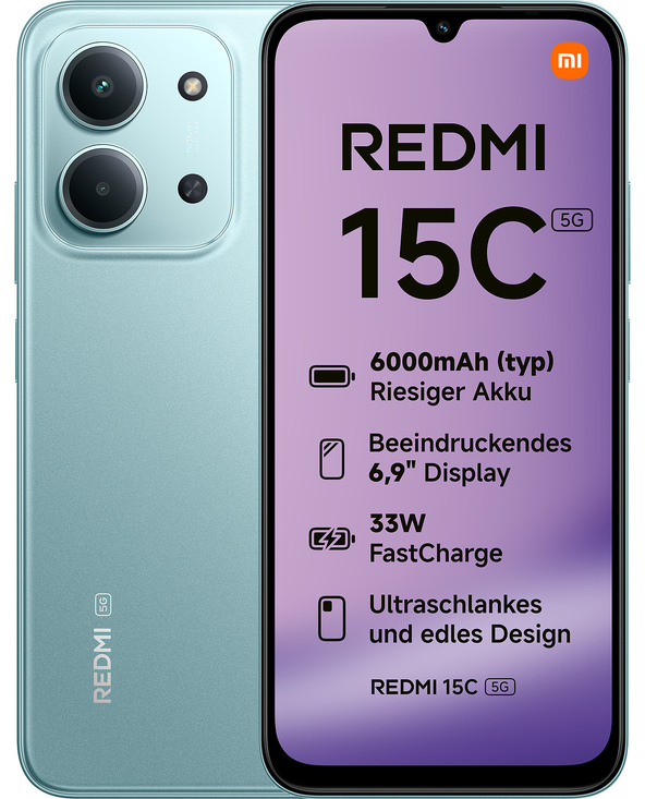 Xiaomi Redmi 15C 17,5 cm (6.9") 128 Go Vert