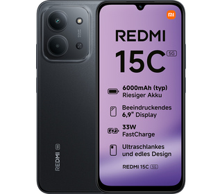 Xiaomi Redmi 15C 17,5 cm (6.9") 128 Go Noir