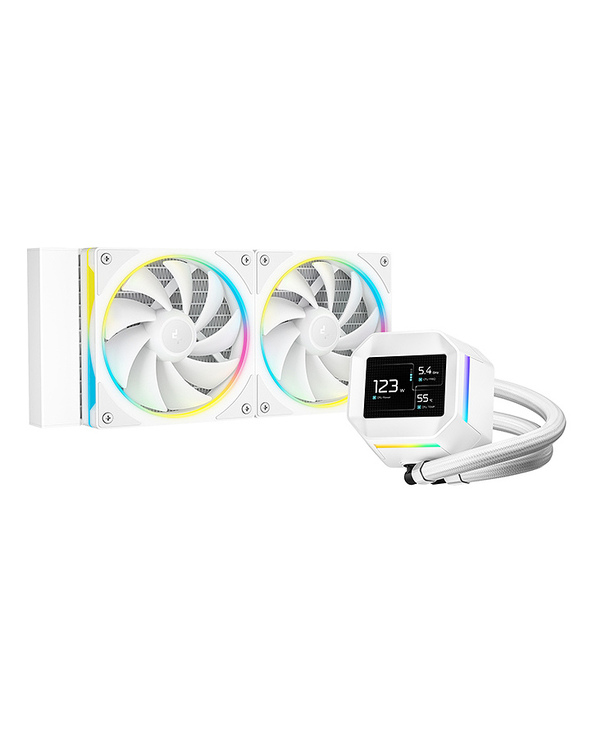 DeepCool LM240 WH Processeur Kit de refroidissement du liquide 12 cm Blanc 1 pièce(s)