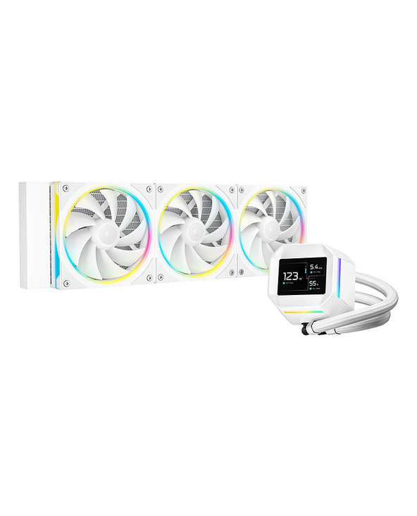 DeepCool LM360 WH Processeur Kit de refroidissement du liquide 12 cm Blanc 1 pièce(s)