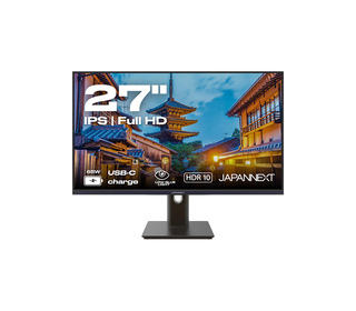 JAPANNEXT JN-IPS27FHDR-C65W-HSP 68,6 cm (27") LED Full HD 8 ms Noir