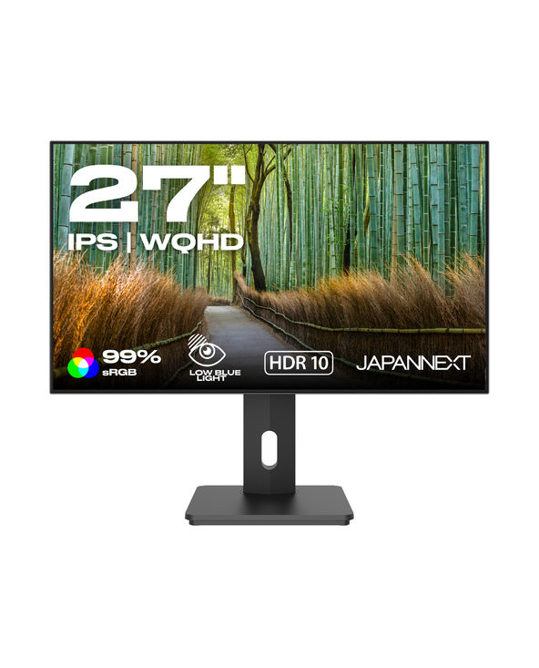 JAPANNEXT JN-27IPS4FLWQHDR-HSP 68,6 cm (27") LCD Wide Quad HD 8 ms Noir