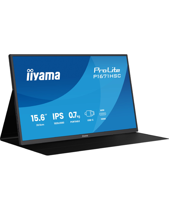 iiyama ProLite P1671HSC-B1 39,6 cm (15.6") LED Full HD 3 ms Noir