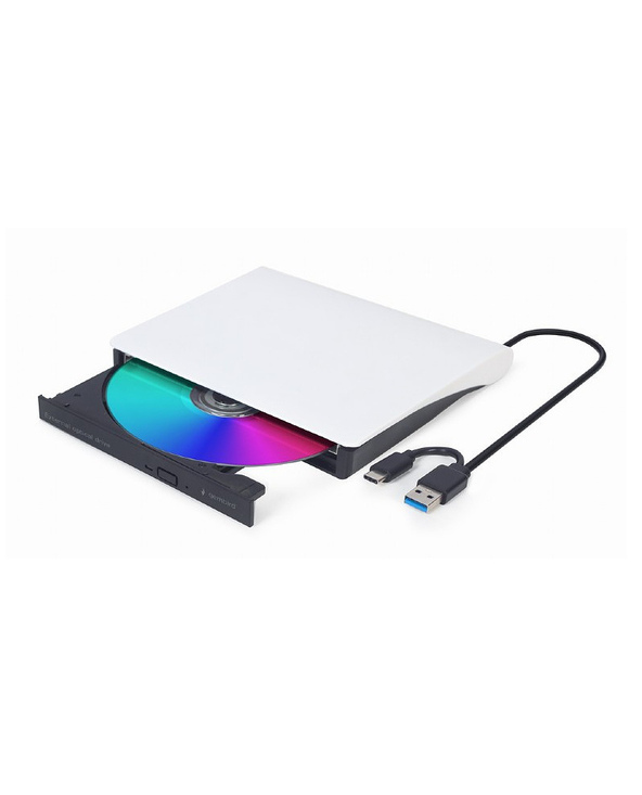 Gembird DVD-USB-031-BW lecteur de disques optiques Interne DVD±RW Noir