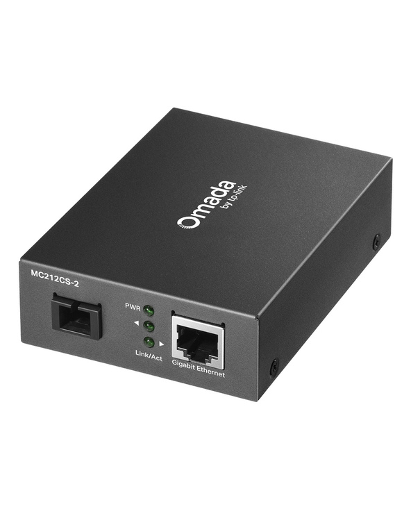 TP-Link Omada MC212CS-20 convertisseur de support réseau 1000 Mbit/s 1550 nm Monomode Noir