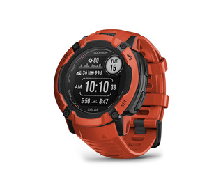 Garmin Instinct 2X Solar 2,79 cm (1.1") MIP 50 mm Numérique 176 x 176 pixels Écran tactile Rouge GPS (satellite)