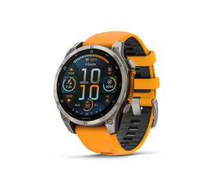 Garmin fenix 8 3,56 cm (1.4") AMOLED 47 mm Numérique 454 x 454 pixels Écran tactile Graphite Wifi GPS (satellite)