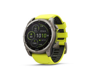Garmin fenix 8 3,56 cm (1.4") 51 mm Numérique 280 x 280 pixels Écran tactile Titane Wifi GPS (satellite)