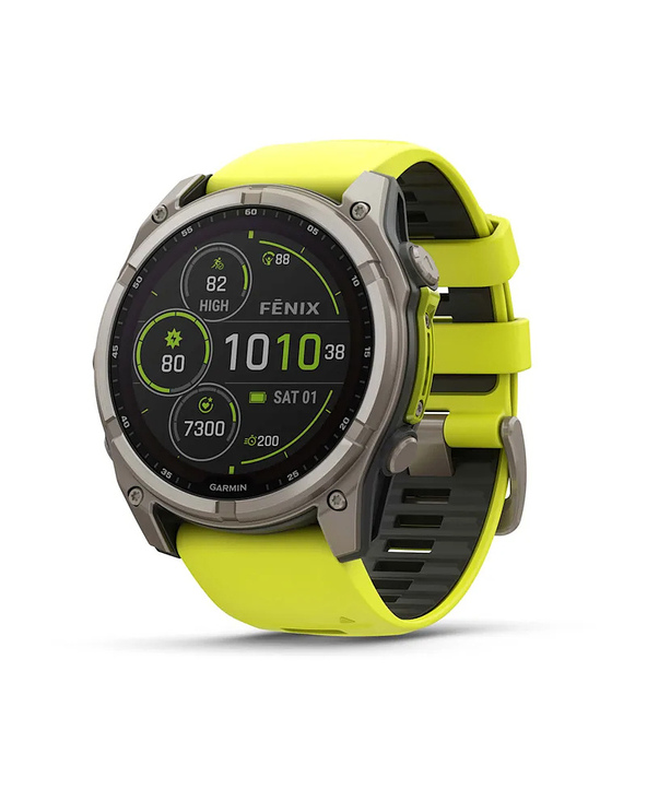 Garmin fenix 8 3,56 cm (1.4") 51 mm Numérique 280 x 280 pixels Écran tactile Titane Wifi GPS (satellite)