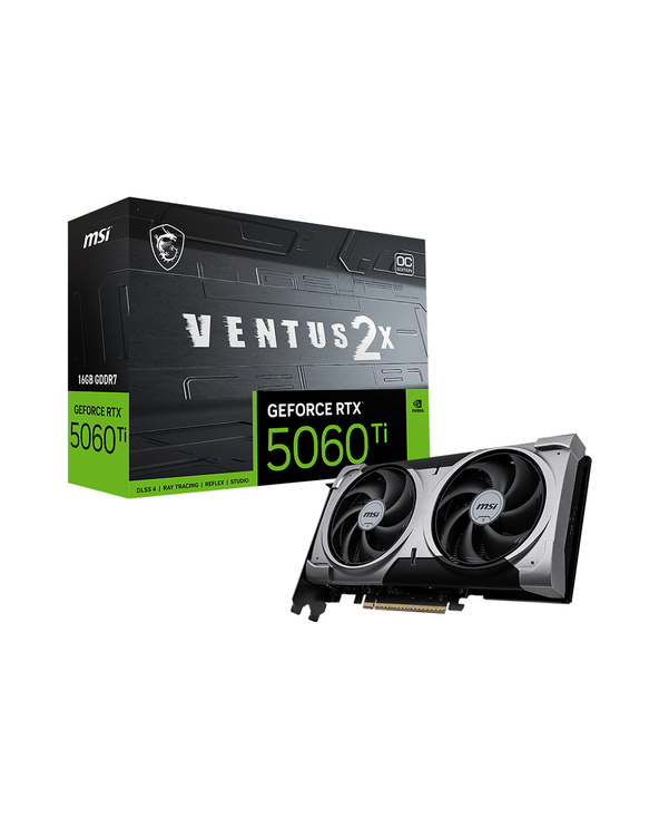 MSI VENTUS GeForce RTX 5060 TI 16G 2X OC PLUS NVIDIA 16 Go GDDR7