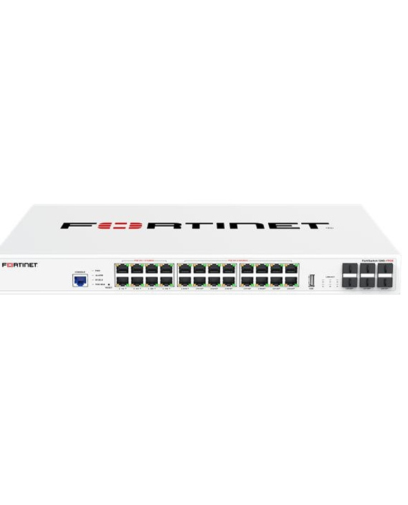 Fortinet FS-124G-FPOE commutateur réseau Géré L2 10G Ethernet (100/1000/10000) Connexion Ethernet, supportant l'alimentation via