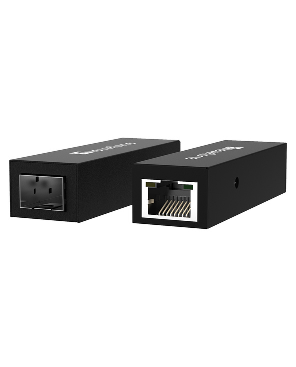 LevelOne GVT-1001 convertisseur de support réseau 1000 Mbit/s Jaune