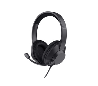 Trust Ayda Max Casque Avec fil Arceau Appels/Musique USB Type-C / USB Type-A Noir