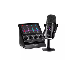 Hercules Stream Starter Kit Noir Microphone pour podcast