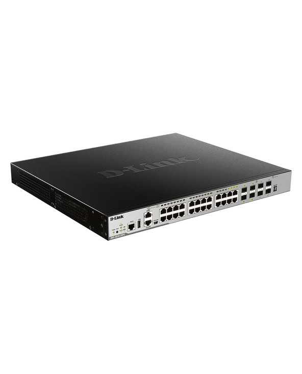 D-Link DGS-3630-28PC/SI commutateur réseau Géré L3 Gigabit Ethernet (10/100/1000) Connexion Ethernet, supportant l'alimentation 