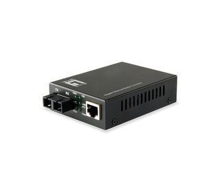 LevelOne GVT-2002 convertisseur de support réseau 1000 Mbit/s 1310 nm Monomode Noir
