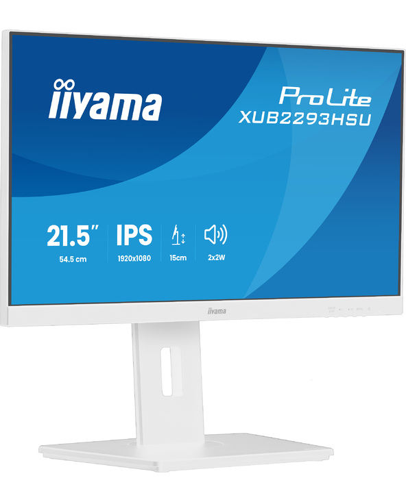 iiyama ProLite XUB2293HSU-W7 54,6 cm (21.5") LED Full HD 1 ms Blanc
