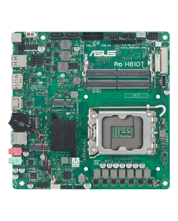 ASUS Pro H810T-CSM Intel H810 LGA 1851 (Socket V1) mini ITX