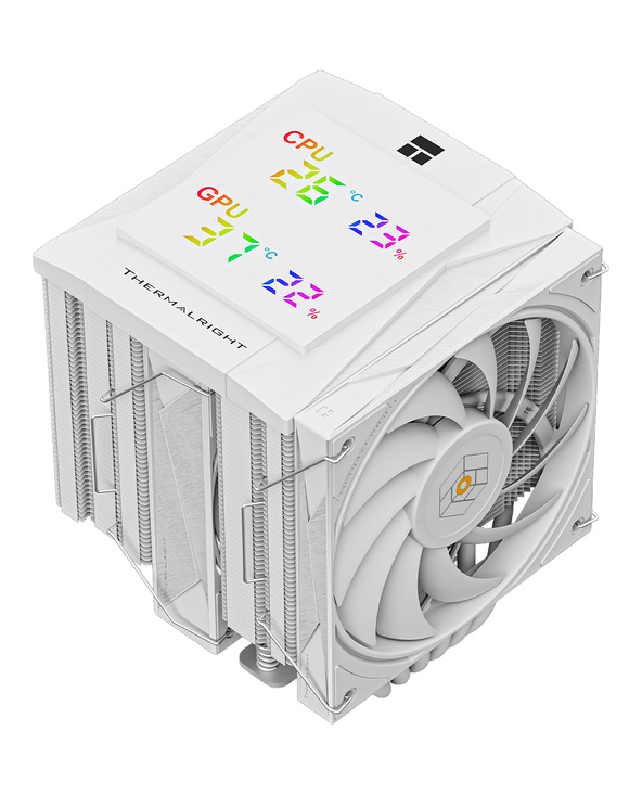 Thermalright Royal Pretor Royal Knight 120 Digital Processeur Refroidisseur d'air 13 cm Blanc