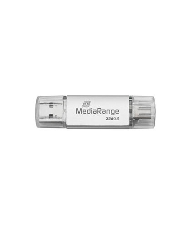 MediaRange MR939-1 lecteur USB flash 256 Go USB Type-A / USB Type-C 3.2 Gen 1 (3.1 Gen 1) Argent MediaRange MR939-1 lecteur USB flash 256 Go USB Type-A / USB Type-C 3.2 Gen 1 (3.1 Gen 1) Argent