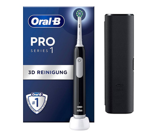 Oral-B Pro 1 Cross Action Adulte Brosse à dents rotative oscillante Noir