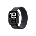 Apple Watch Series 10 OLED 46 mm Numérique 416 x 496 pixels Écran tactile Noir Wifi GPS (satellite)